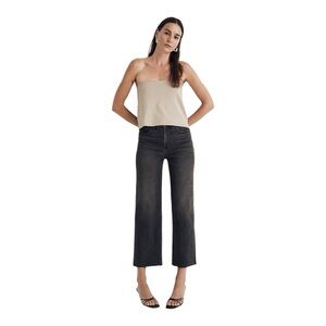Madewell The Perfect Vintage Wide-Leg Crop Jean. Sz: 25.